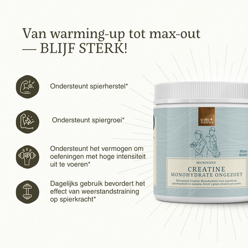 Creatine - Superfoodies - 60 porties - 300 gram