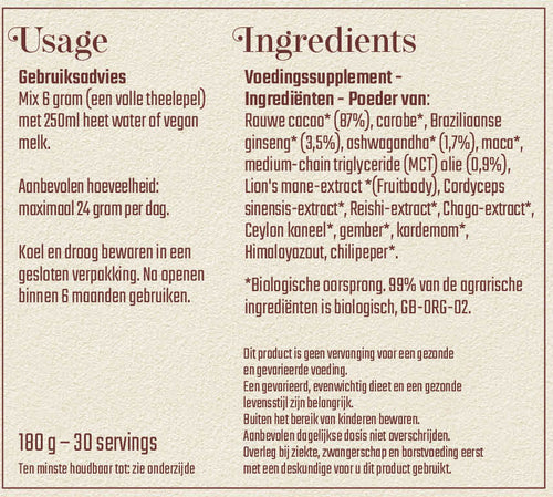 Daily Love - BIO -Superfoodies - 180 gram