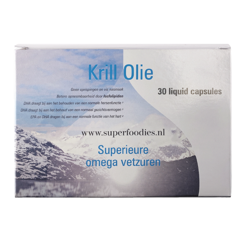 Zuivere Krill Olie - Omega 3 - 30 capsules