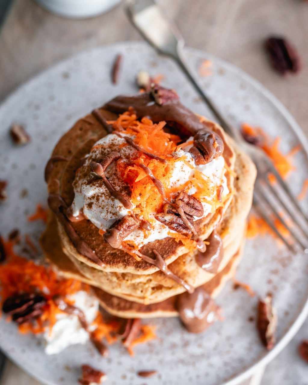 Carrotcakepannenkoeken