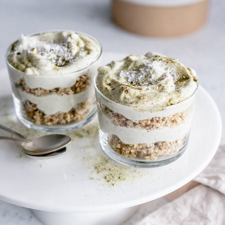 Green Juice & Coconut Tiramisu