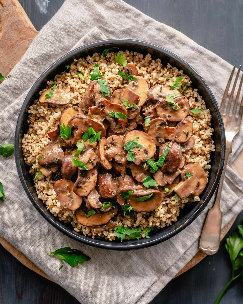 Paddestoelen Stroganoff
