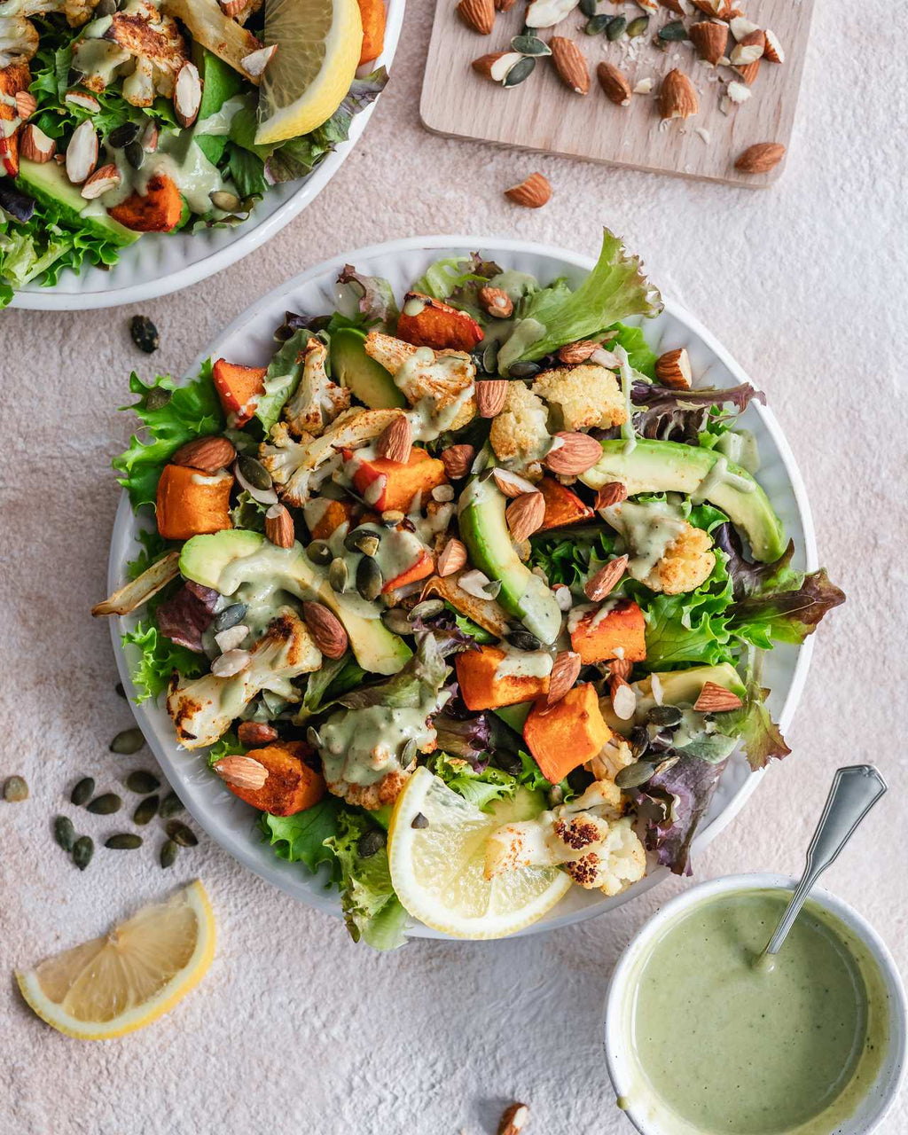 Pumpkin Cauliflower Salad
