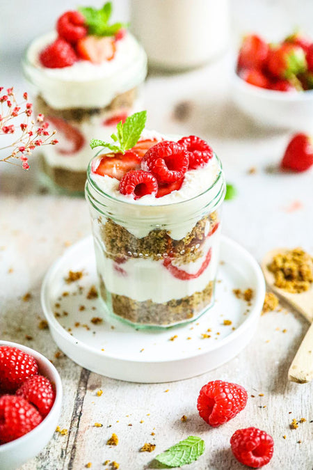 Red fruit tiramisu