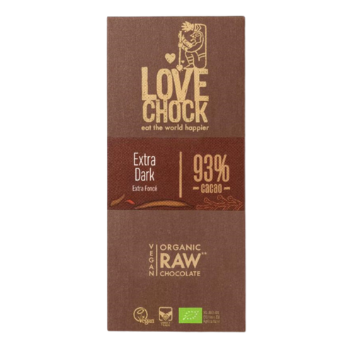 Chocolade (raw) tablet puur 93% - BIO - Lovechock - 70 gram