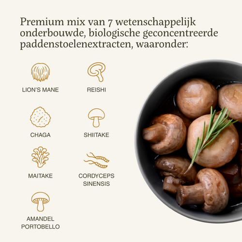 Immune Mushroom - Superfoodies - 60 capsules - 30 dagen