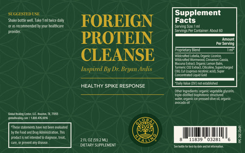 Foreign Protein cleanse- Global Healing Center – 60 ml