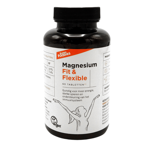 Magnesium Fit & Flexibel - Superfoodies - 60 tabletten