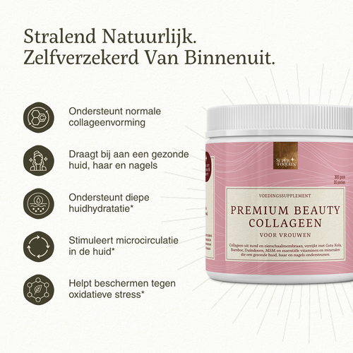 Premium beauty collageen Women - Superfoodies - 300 gr - 30 porties
