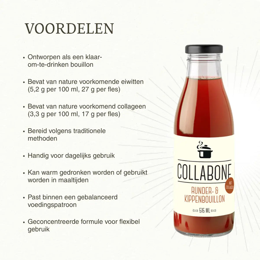 CollaBone - Bouillon van rund en kip met collageen