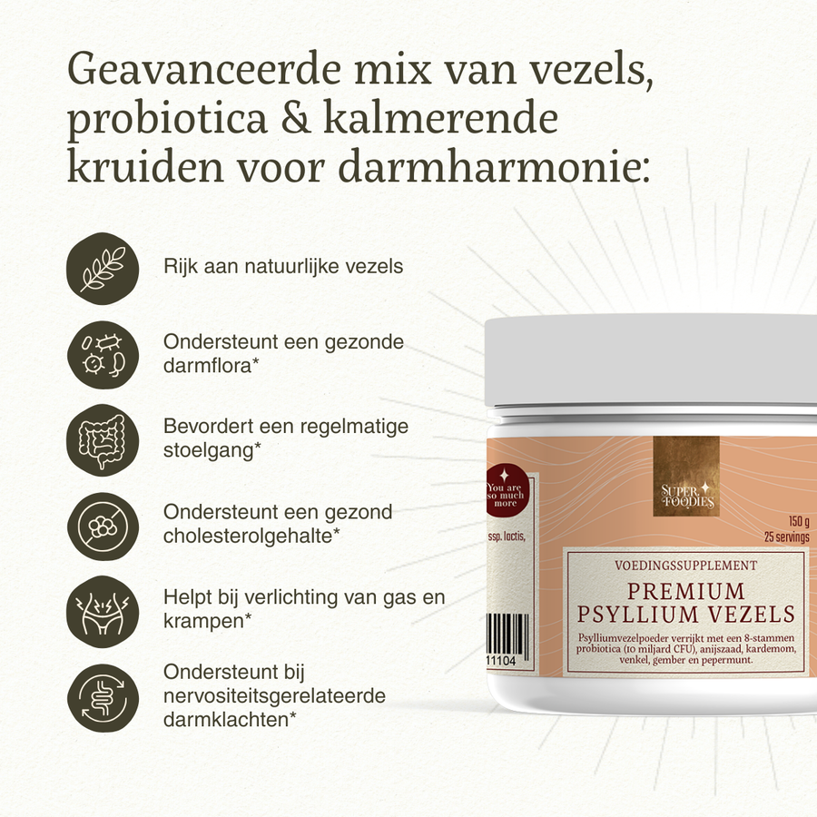 Premium Psyllium vezels