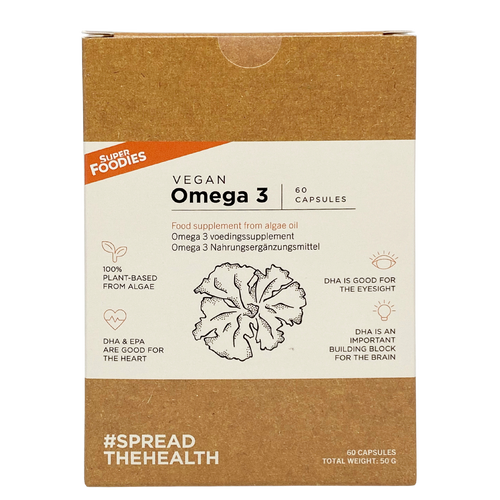 Vegan omega 3 - Superfoodies - 60 capsules