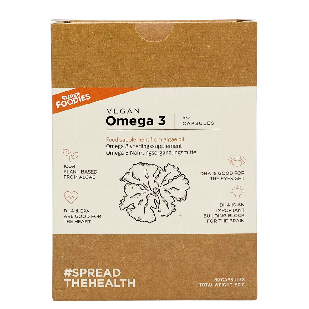 Vegan omega 3 - Superfoodies - 60 capsules