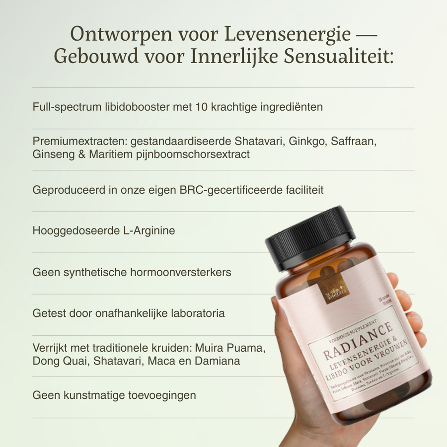NIEUW - Radiance (Libido booster female) Capsules