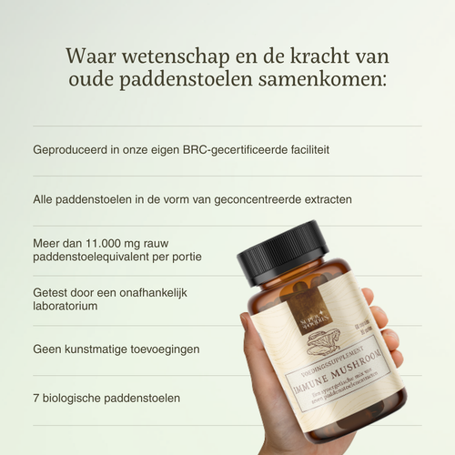Immune Mushroom - Superfoodies - 60 capsules - 30 dagen