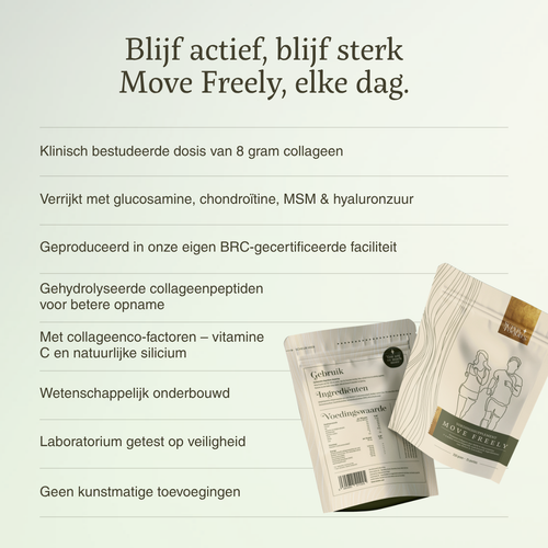 Premium Collageen voor botten/gewrichten (50+) - Move Freely