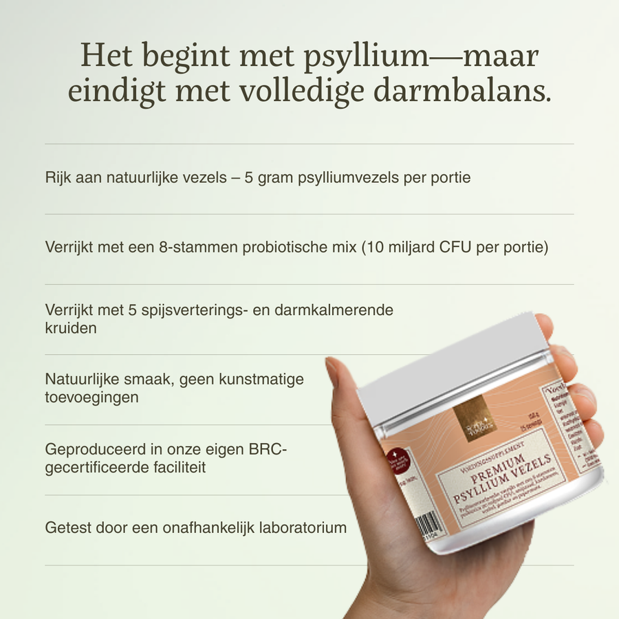 Premium Psyllium vezels