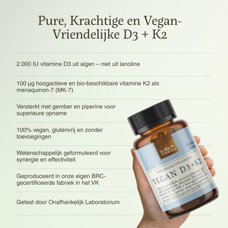 Vegan D3+K2 Capsules