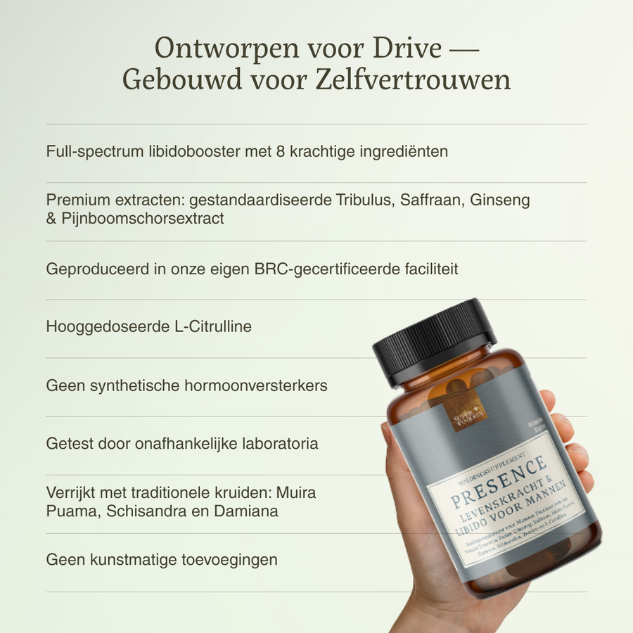 NIEUW - Presence (libido booster male) Capsules