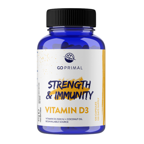 Vitamine D3 - GoPrimal - 120 capsules