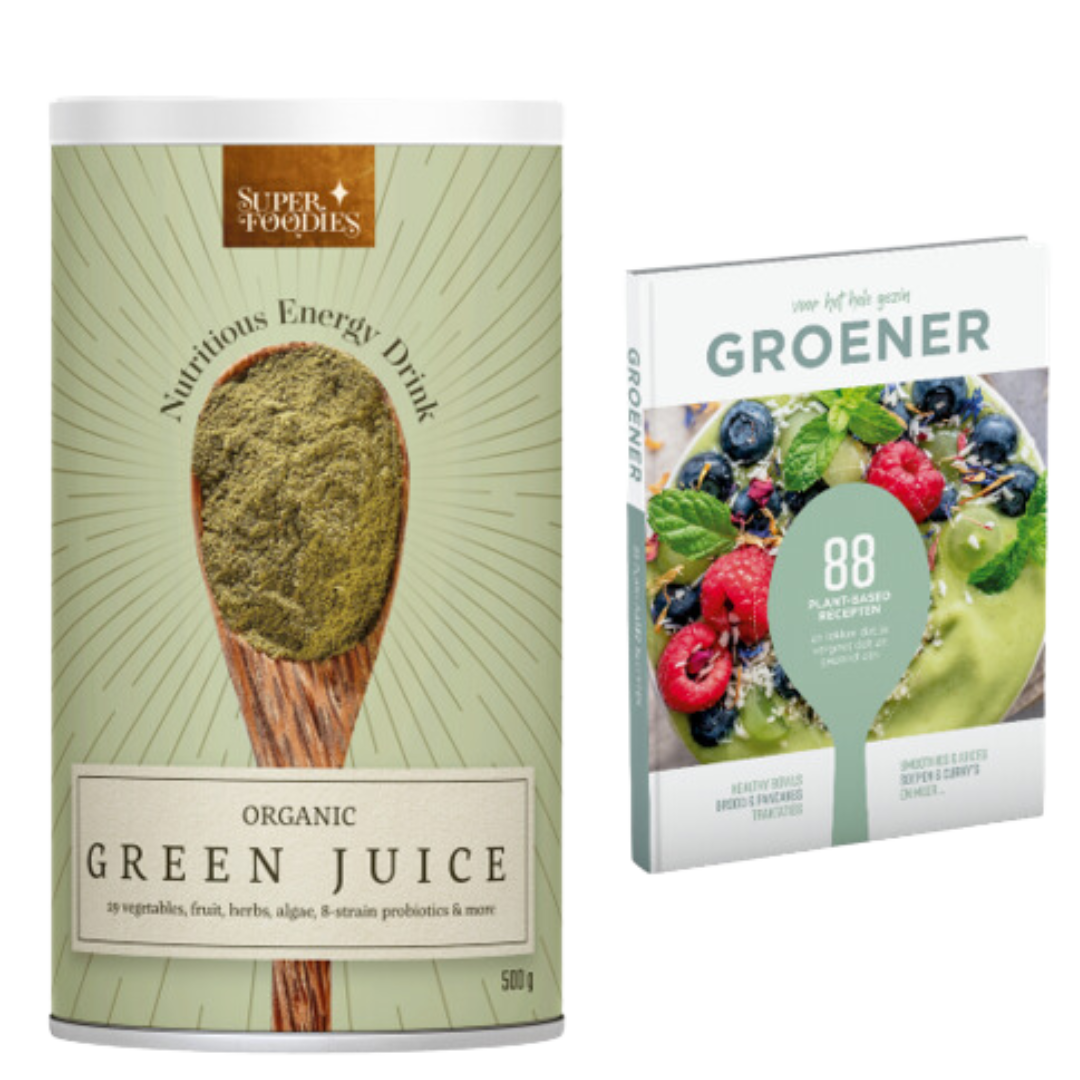 Green Juice 500 gram + GRATIS boek GROENER