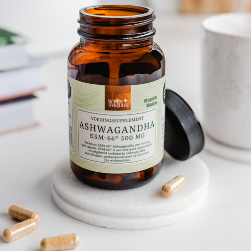 Ashwagandha KSM-66 - Superfoodies - 60 capsules - 60 dagen