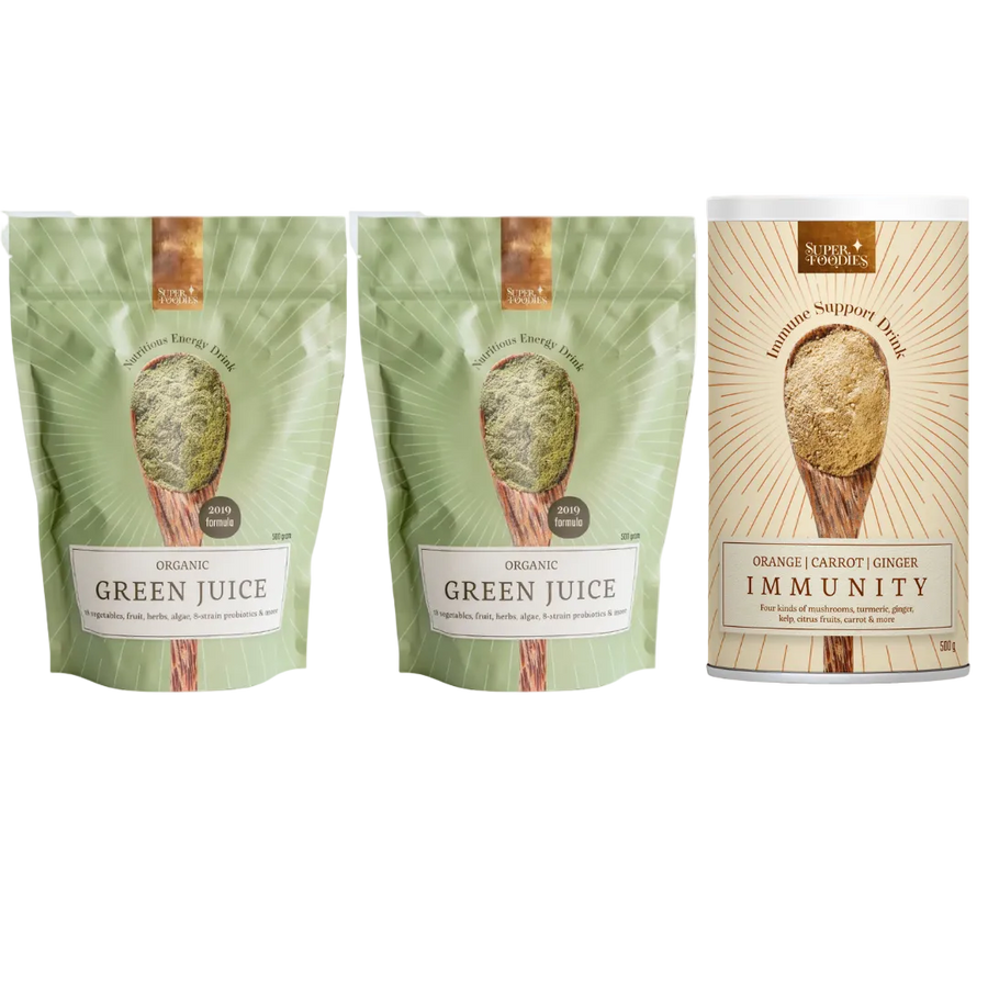 2x Green Juice BIO + 1x Immunity Support