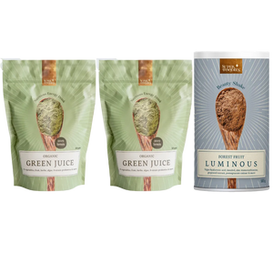 2x Green Juice BIO + 1x Luminous Beauty Shake