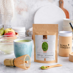Matcha Set (klopper + lepel)