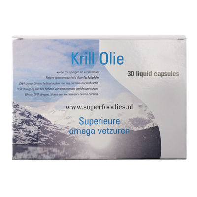 Zuivere Krill Olie - Omega 3 - 30 capsules