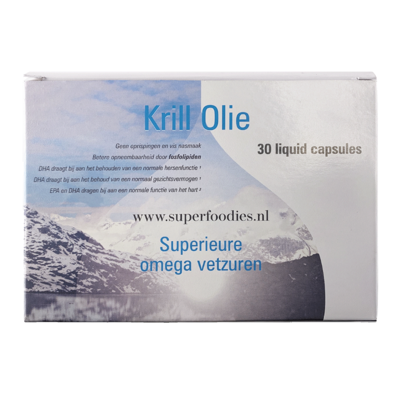 Zuivere Krill Olie - Omega 3 - 30 capsules