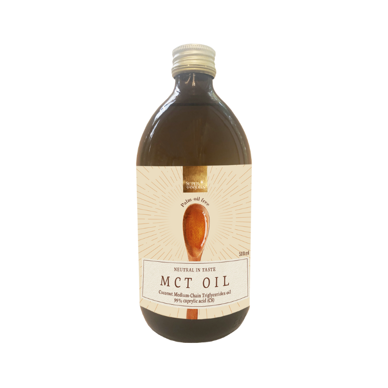 MCT olie C8 - Superfoodies - 500 ml