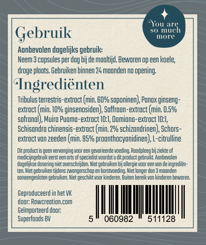 NIEUW - Presence (libido booster male) Capsules