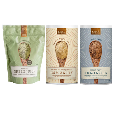 Triple deal: Green Juice + Immunity Support + Luminous