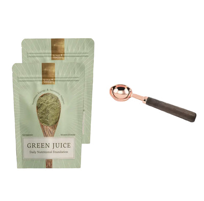 2x Green Juice + Gratis Bronzen Scoop