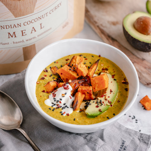Combi Pakket MEALs Indian Coconut Curry + Creamy Greens & Tomato - Superfoodies - 2x 720 gram = 2x 9 maaltijden