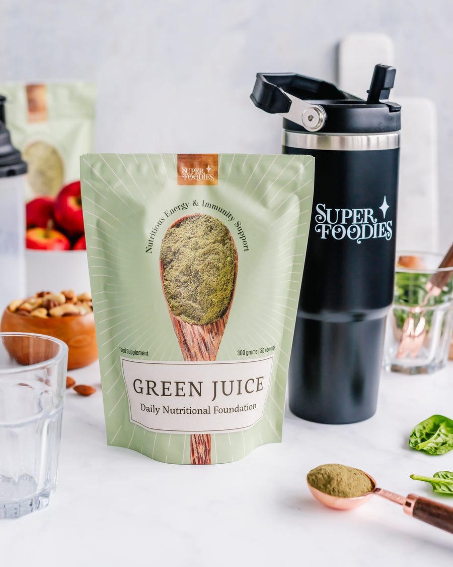 2x Green Juice + Gratis Bronzen Scoop