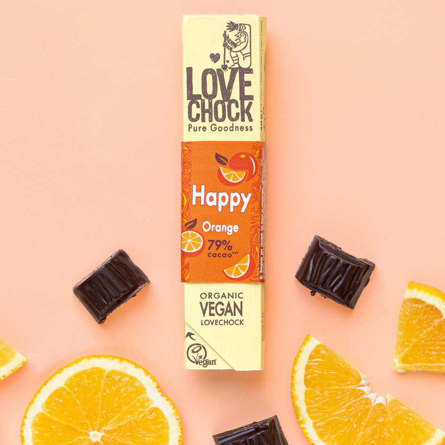 Chocolade Happy Orange - BIO - Lovechock