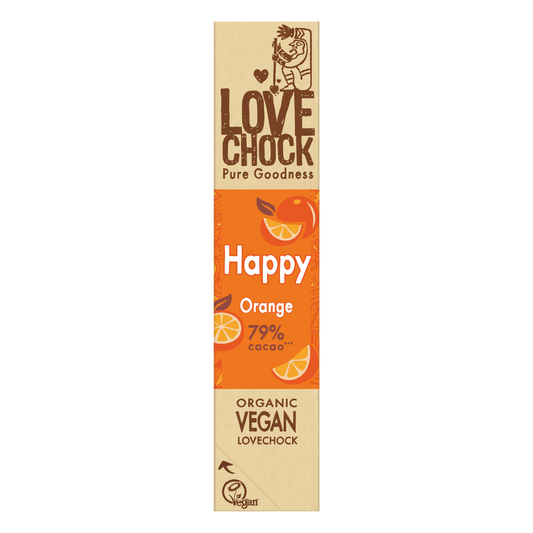 Chocolade Happy Orange - BIO - Lovechock