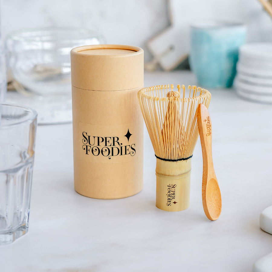 Matcha Set (klopper + lepel)